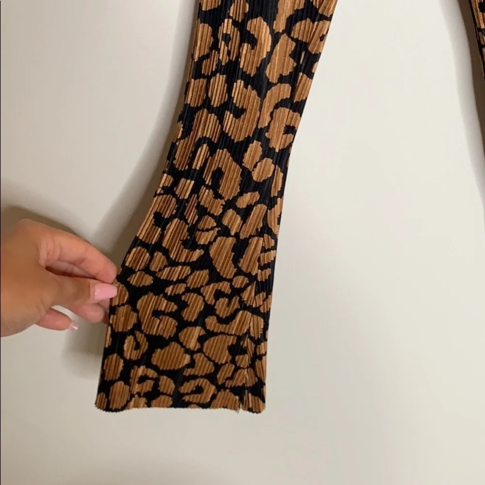 Leopard Print Topshop Turtleneck - Picture 4 of 5